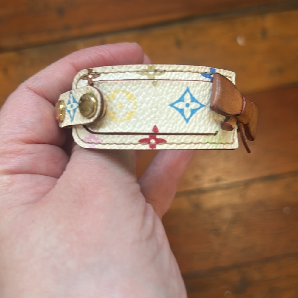 Louis Vuitton x Murakami Leather Monogram ID Bracelet - Picture 6 of 13